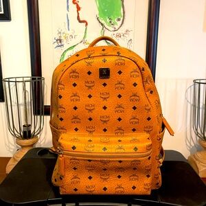 MCM Cognac Backpack